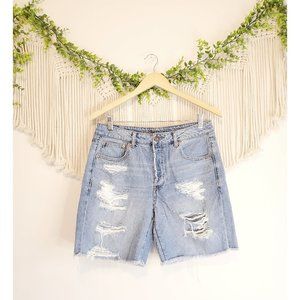 American Eagle High Rise Relaxed Bermuda Short